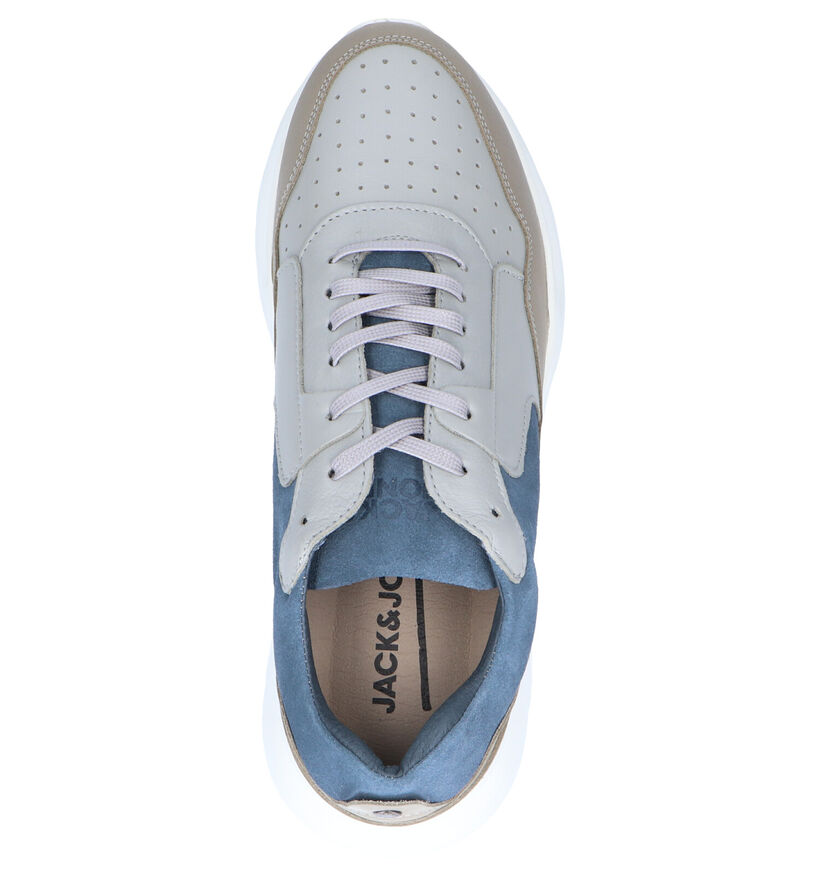 Jack & Jones Munki Witte Sneakers in leer (256069)