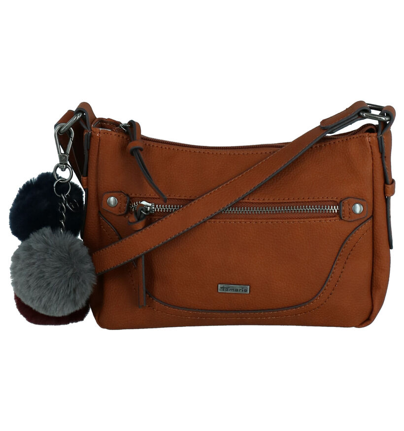 Tamaris Mei Cognac Crossbody Tas in kunstleer (256817)