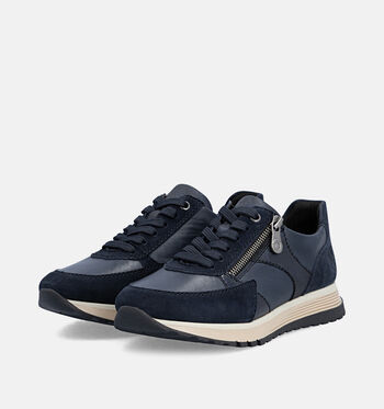 Rieker Low Sneakers Bruin/Beige/Blauw