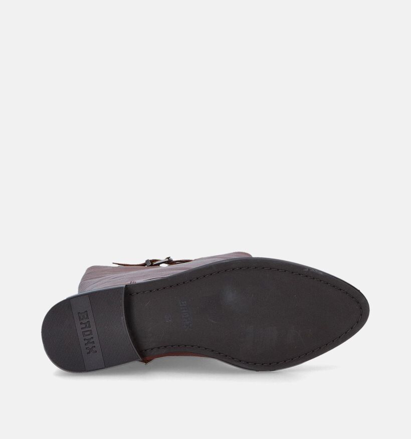 Bronx Fe-Lise Cognac Lange laarzen voor dames (357432)