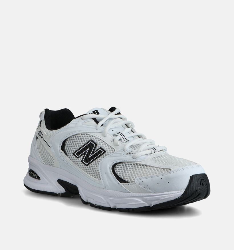 New Balance 530 Baskets en Noir New Balance 530 Baskets en Blanc pour hommes (366256) - pour semelles orthopédiques