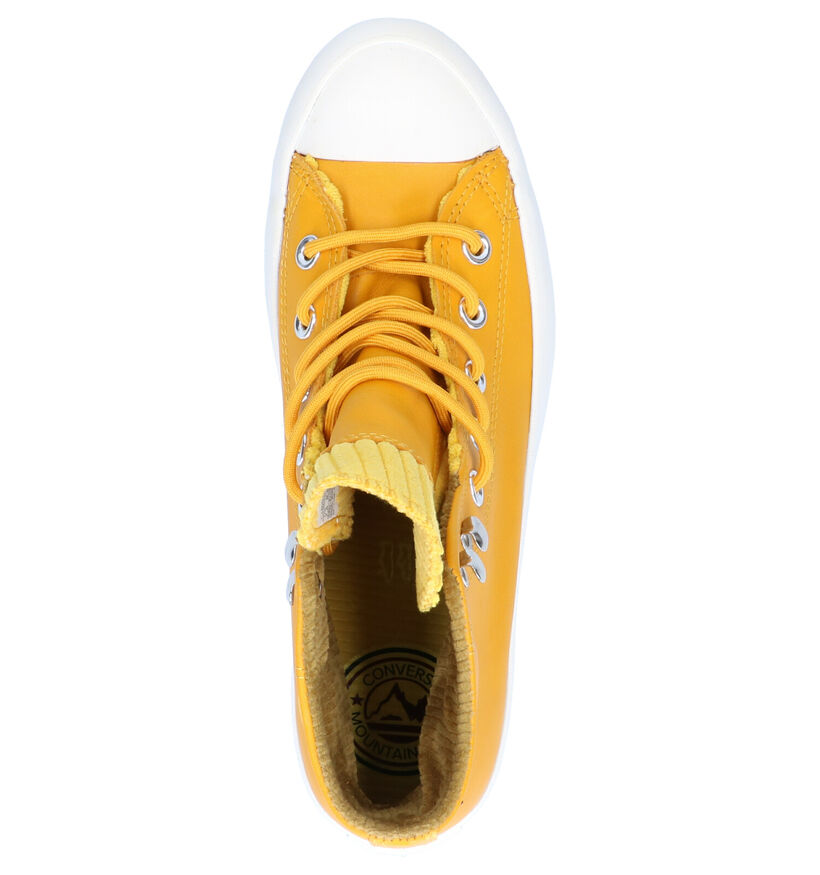 Converse As Lugged Zwarte Sneakers in leer (252789)