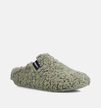 Verbenas Pantoufles Blanc/Beige/Vert