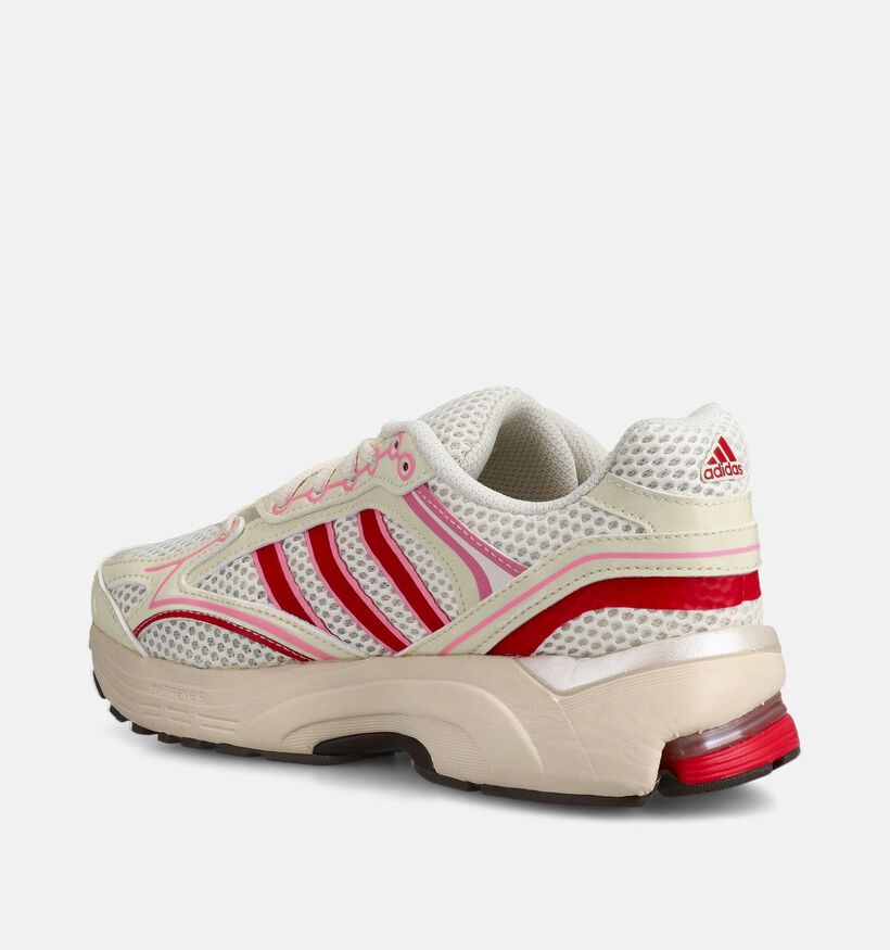 adidas Spiritain 2000 Baskets en Blanc/Rouge pour femmes (366809) - pour semelles orthop&eacute;diques