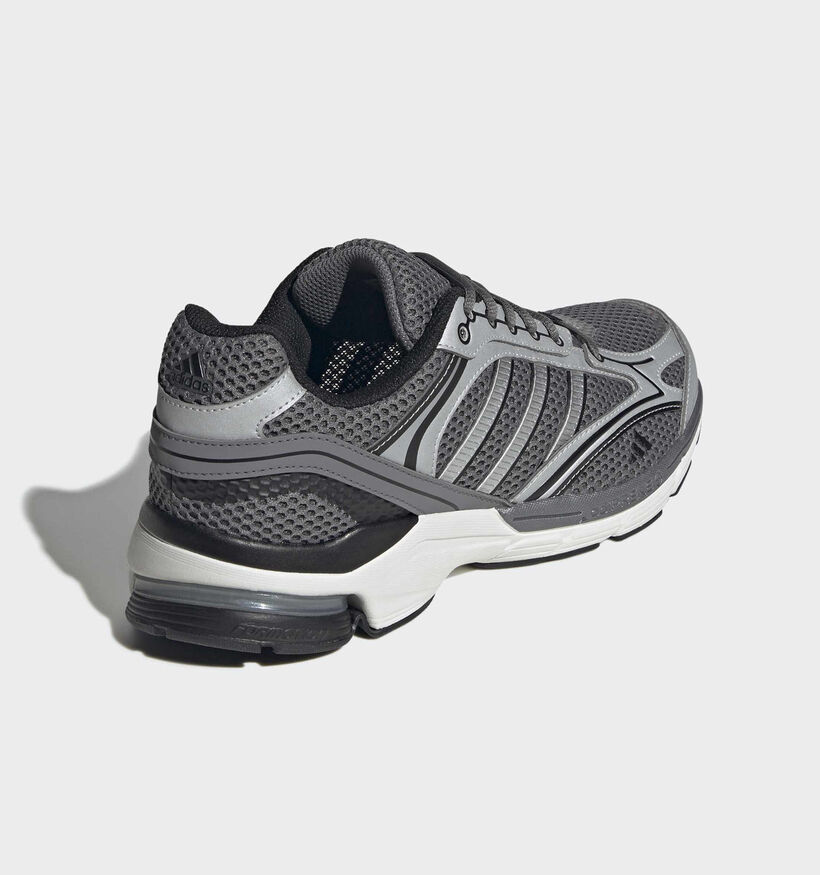 adidas Spiritain 2000 Baskets basses en Noir/Argent pour hommes (372952) - pour semelles orthop&eacute;diques