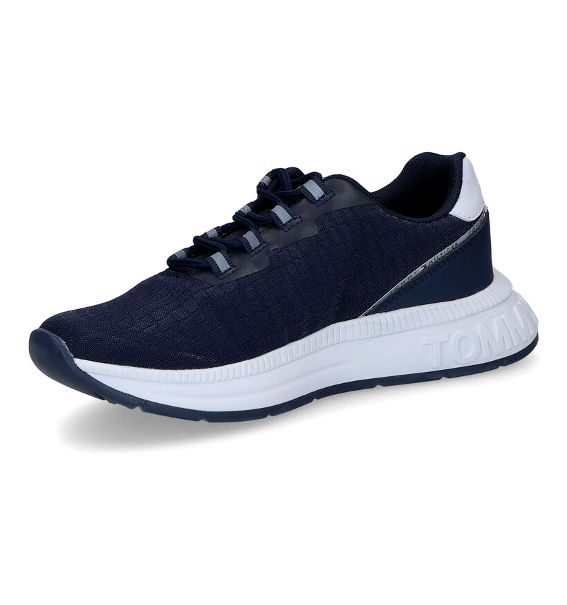 Tommy Hilfiger Baskets basses en Bleu foncé pour garçons (303933) - pour semelles orthopédiques