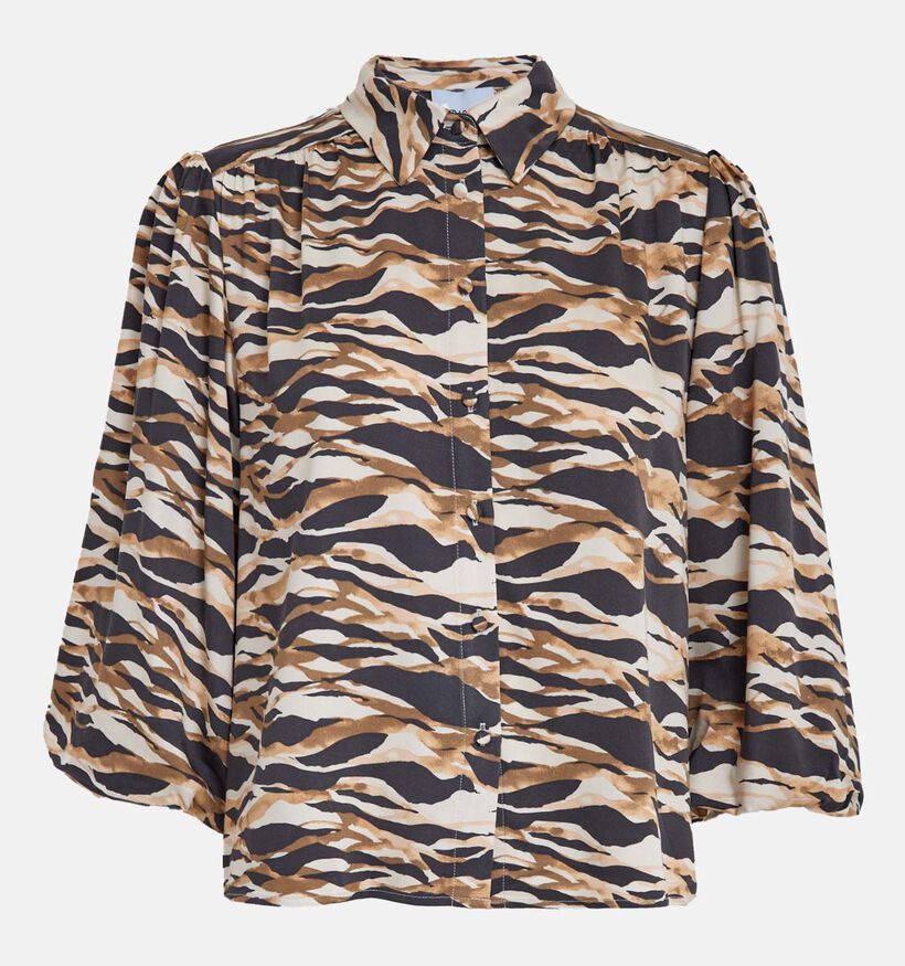 Minus Lottie Bruine/Beige Blouse voor dames (361742)