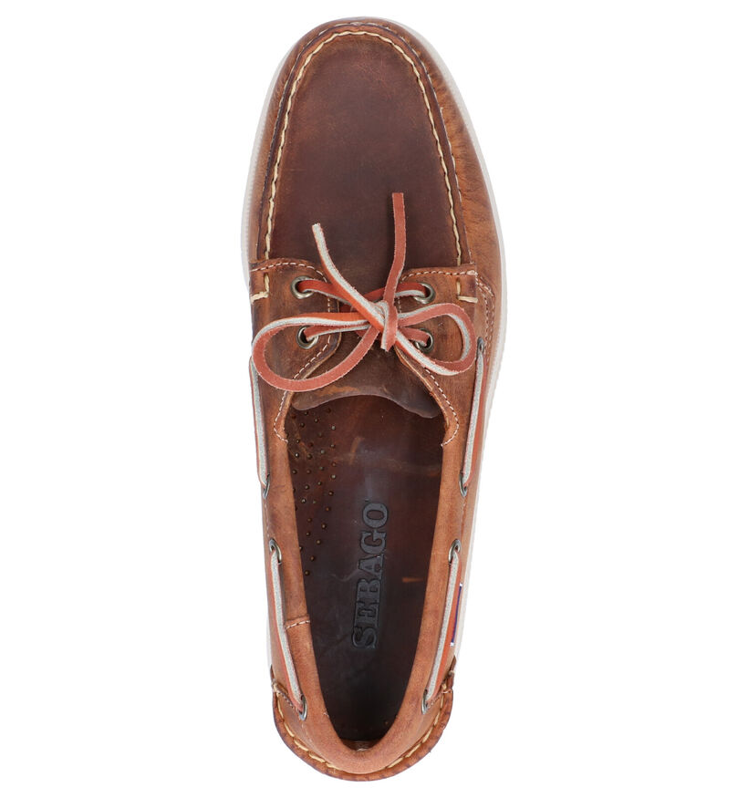 Sebago Dockside Chaussures bateau en Brun pour hommes (336831)