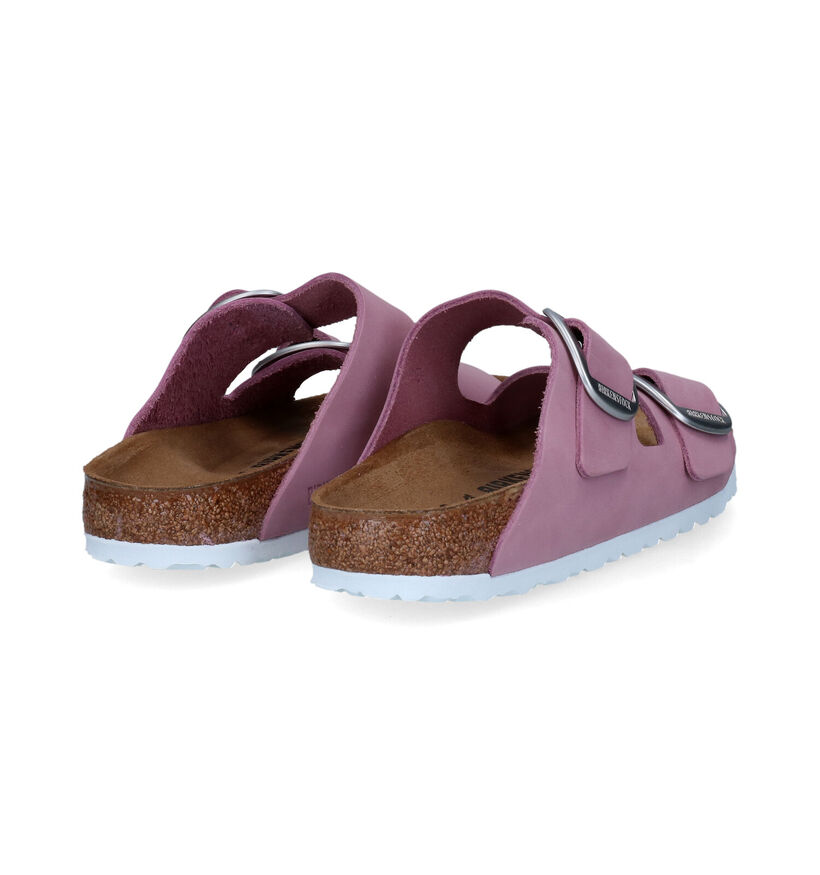 Birkenstock Arizona Big Buckle Zwarte Slippers voor dames (322632)