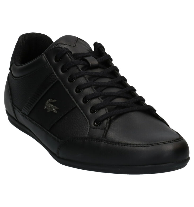 Lacoste Chaymon Chaussures à lacets en Noir en cuir (286855)