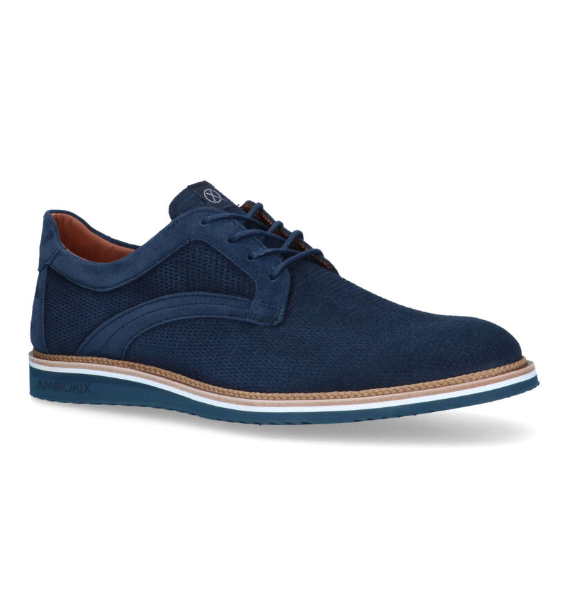 Ambiorix Iturba Blauwe Veterschoenen voor heren (324839)