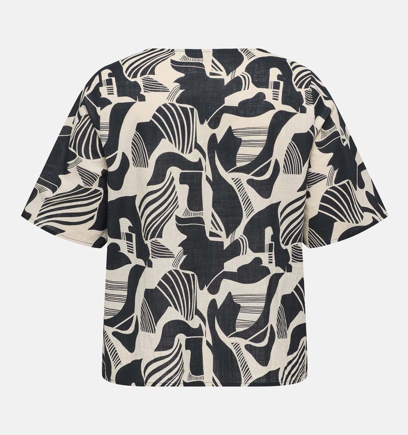 ONLY Carmakoma Malusi Zwarte Blouse voor dames (358234)