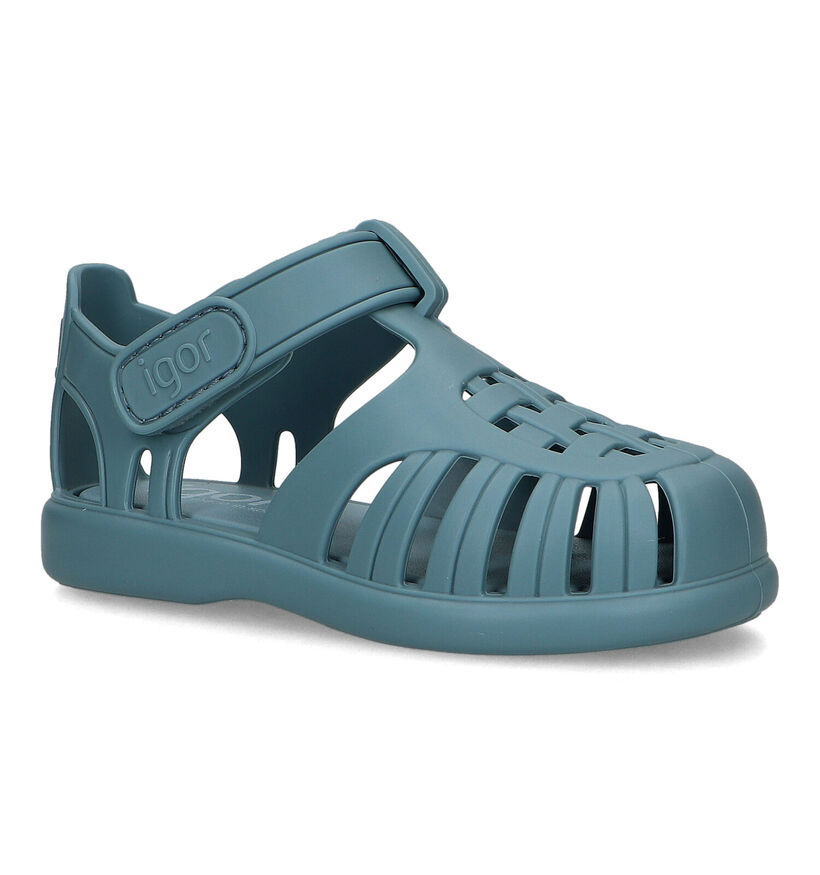 Igor Chaussures d'eau en Bleu pour filles, garçons (340875)