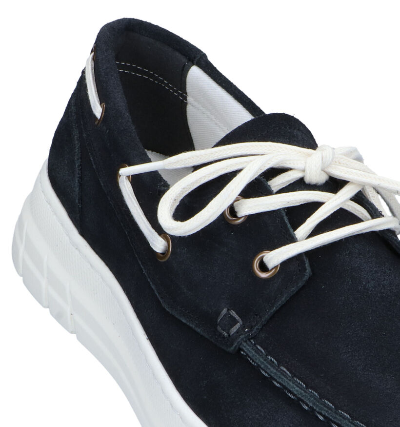 Bullboxer Chaussures bateau en Bleu foncé pour hommes (323415) - pour semelles orthopédiques