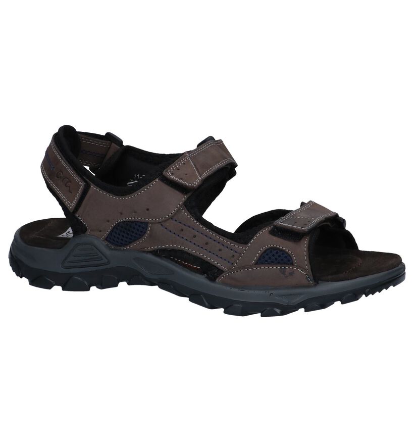 Donkerbruine Sandalen Ara Ericsen in stof (246245)