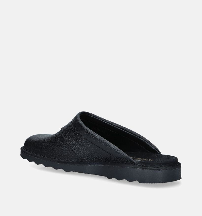 Di Chorsini Pantoufles ouvertes en Noir pour hommes (359026)
