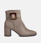 Marco Tozzi Taupe Enkellaarzen voor dames (362545)