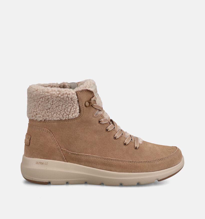Skechers Glacial Ultra Bruine Boots voor dames (378102)