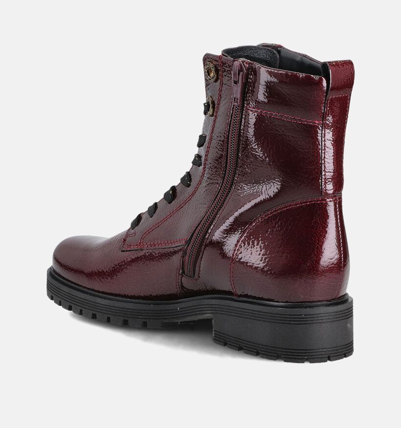 Gabor Boots à lacets en Bordeaux pour femmes (363416) - pour semelles orthopédiques