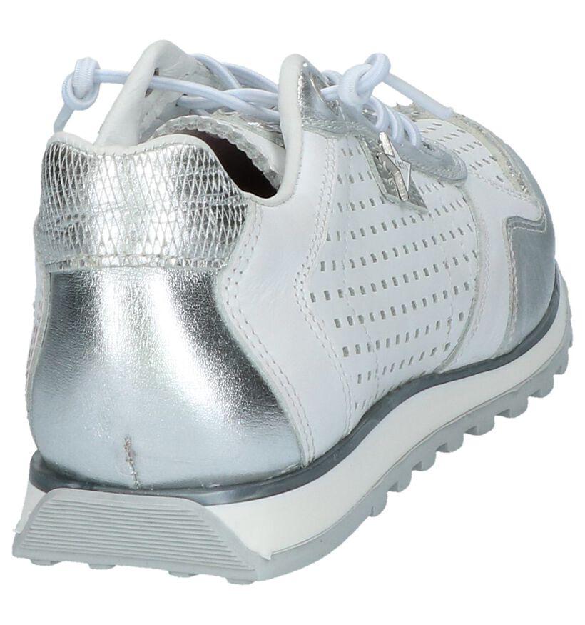 Cetti Sra Lux Witte Sneakers in leer (220684)