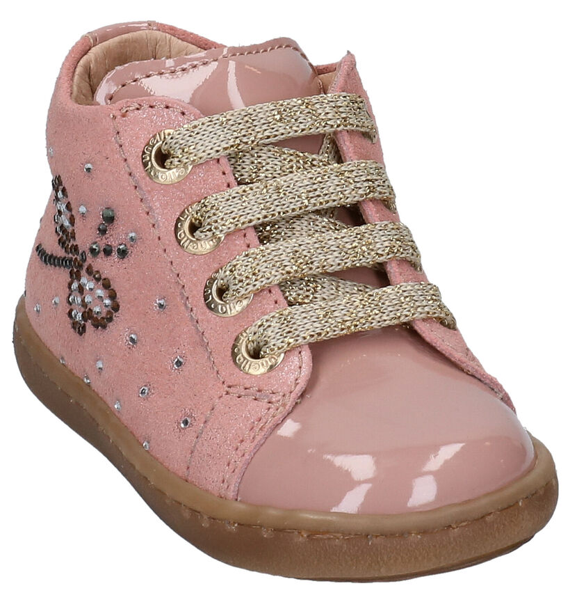 Lunella Chaussures pour Bébé en Rose en cuir (277762)