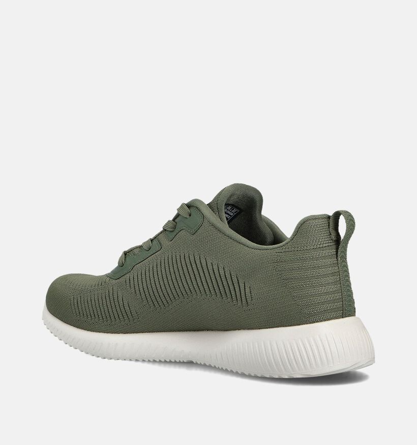 Skechers Bobs Squad Groene Sportieve Sneakers voor dames (361042) - geschikt voor steunzolen