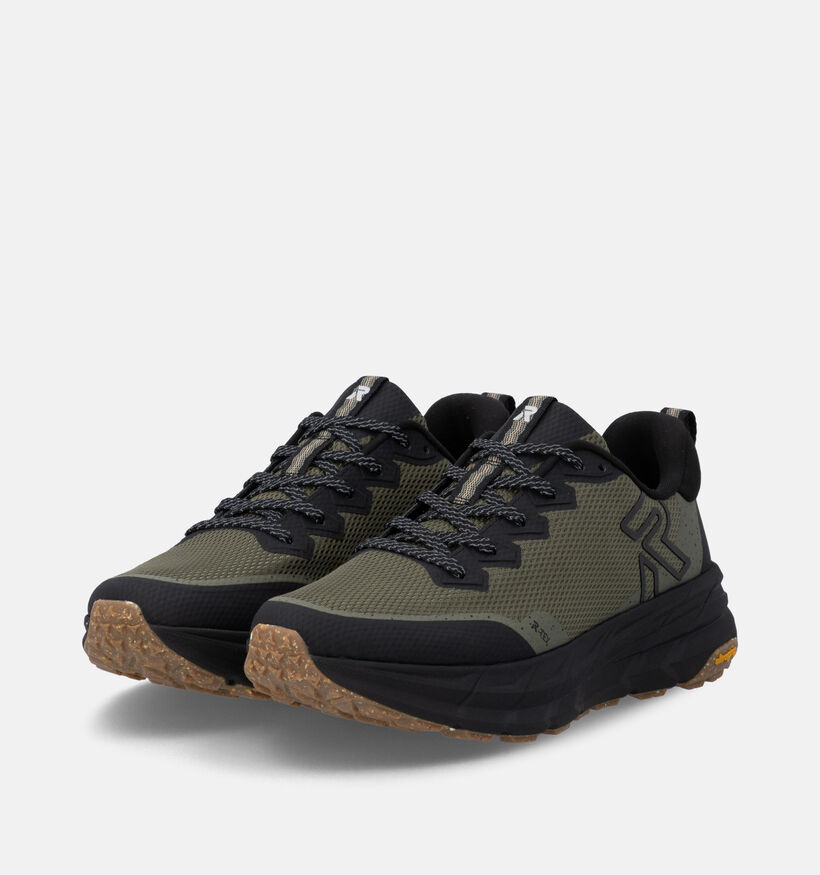 Rieker Zwarte/Kakigroene Sneakers voor heren (376514) - geschikt voor steunzolen