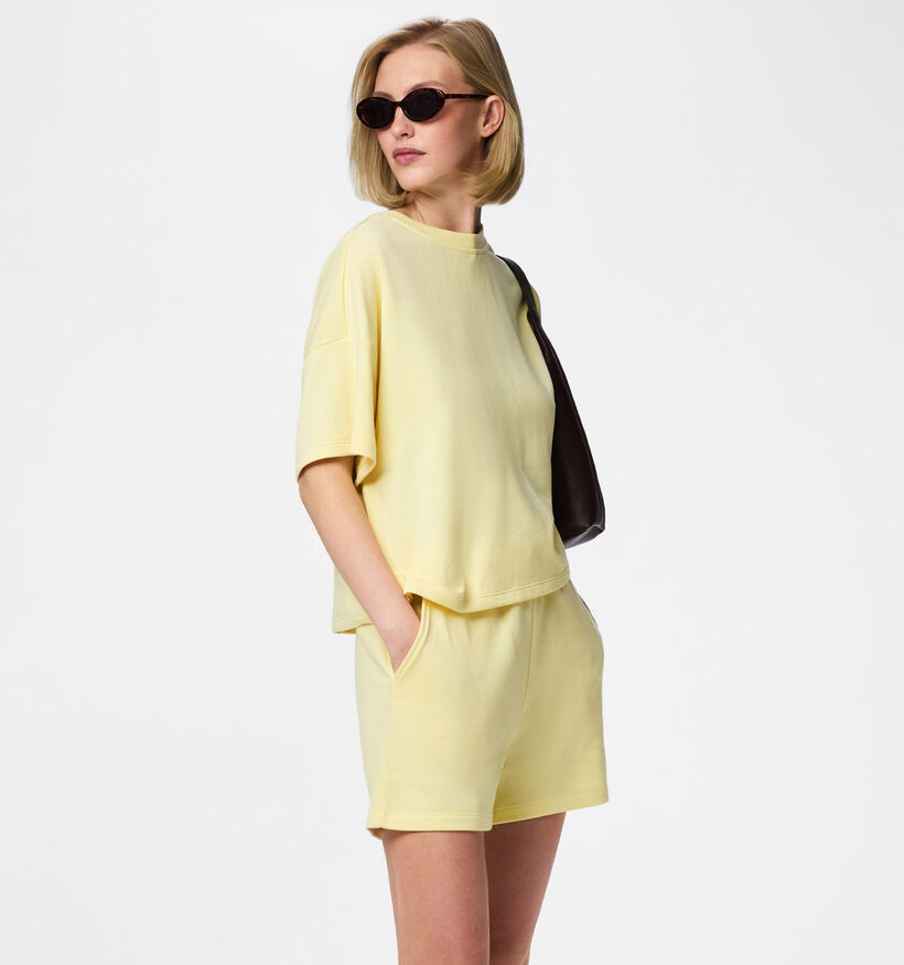 Pieces Chilli Summer Loose T-shirt en Pastel pour femmes (367069)