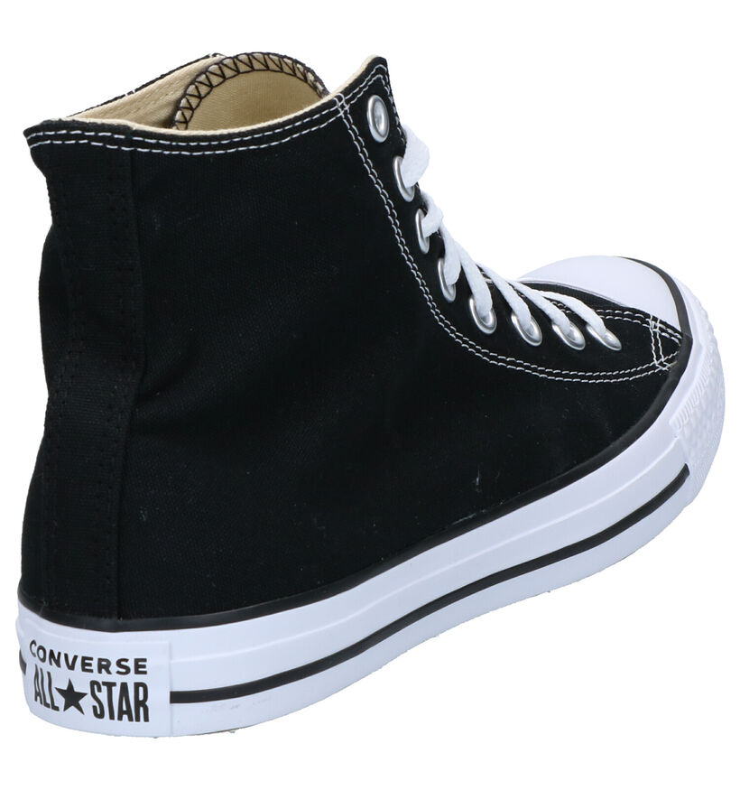 Converse Chuck Taylor All Star Hi Zwarte Sneakers voor dames, heren (361446)
