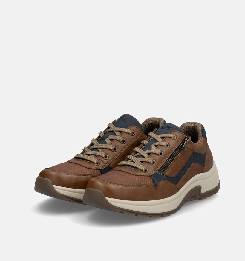 Rieker Chaussures à lacets en Cognac pour hommes (351300) - pour semelles orthopédiques