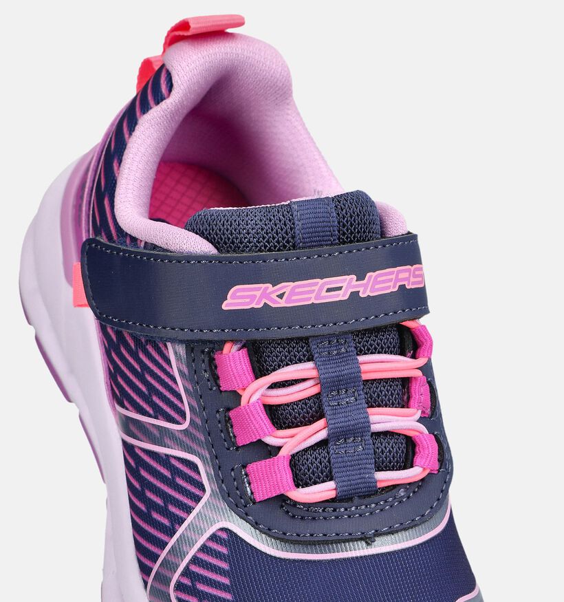 Skechers Glide Step - Sprint Lines Baskets basses en Violet pour filles (376822)