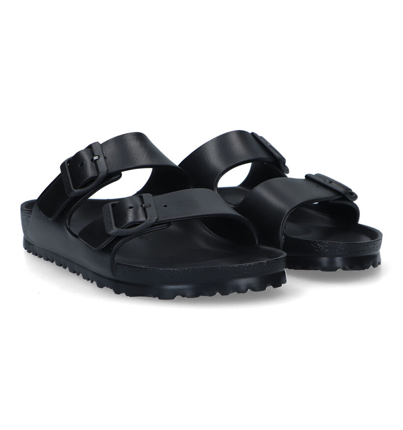 Birkenstock Arizona Zwarte Slippers voor dames (332597)