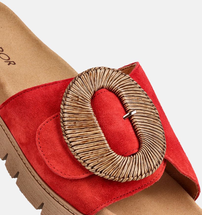 Gabor Rode Slippers voor dames (373312)