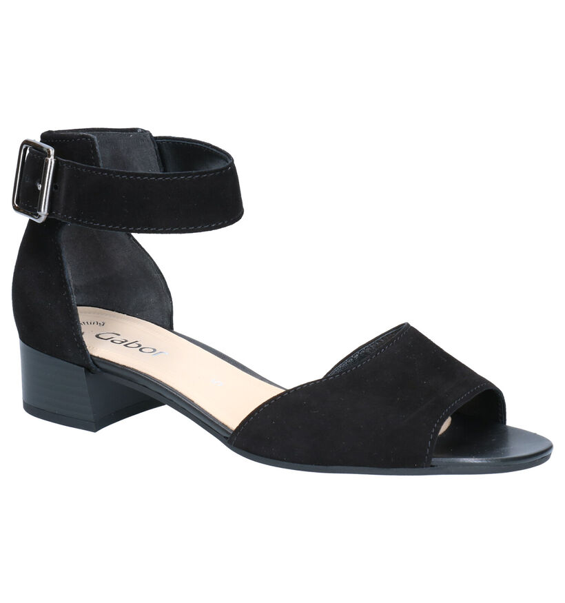 Gabor Best Fitting Sandales en Noir en nubuck (271745)