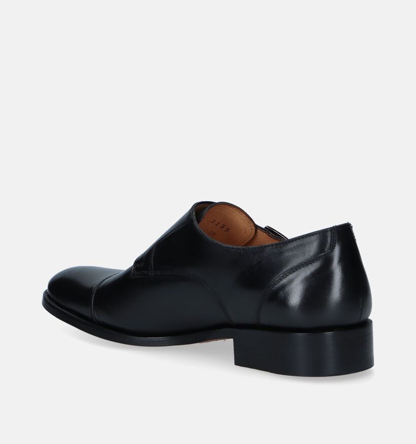 Ambiorix Klass Zwarte Schoenen met gesp voor heren (327736)