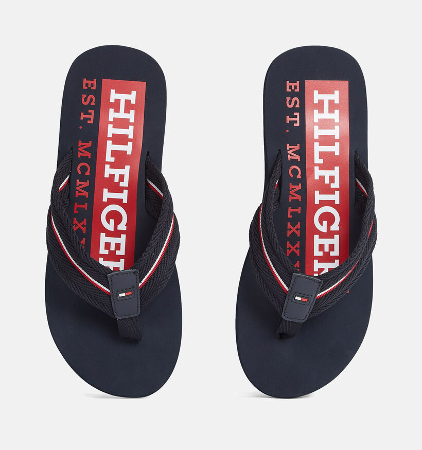 Tommy Hilfigher Corporate Teenslippers Blauw voor heren (352832)
