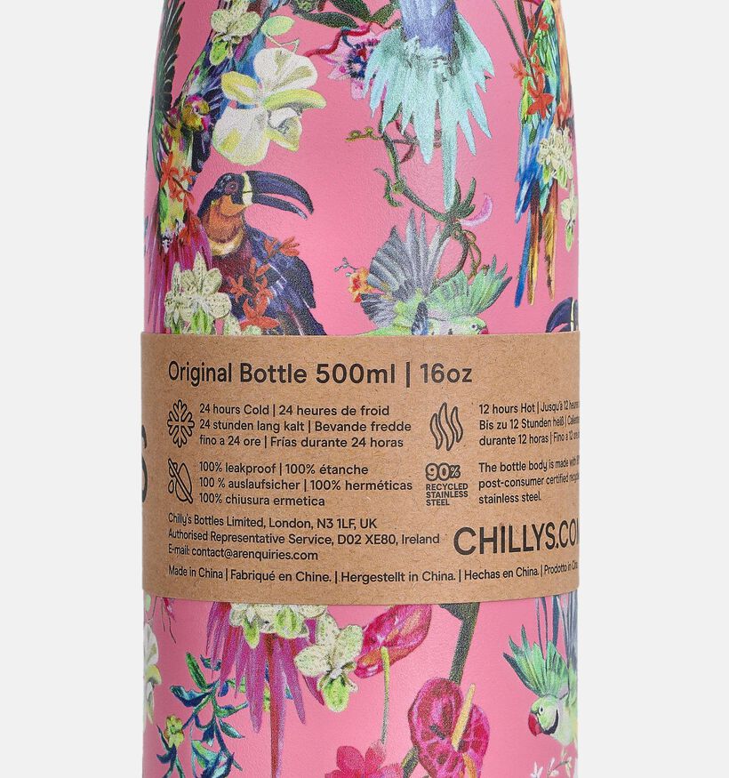 Chilly's Tropical Gourde en Rose (500 ml) pour femmes (375175)