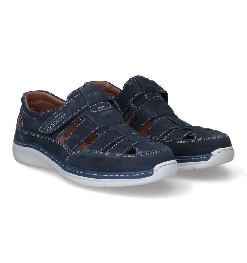 Ara Pedro Sandales en Bleu en nubuck (307709)