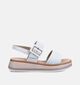 Gabor Witte Sandalen met sleehak voor dames (371129)