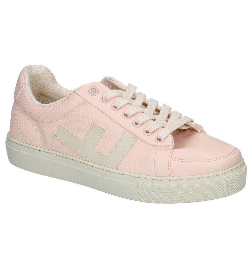 Flamingos' Life Classic 70 Ecru Sneakers in kunstleer (289037)