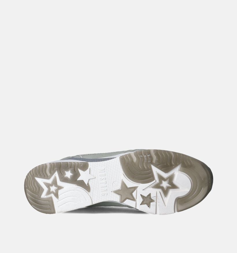 Mustang Baskets en Vert pour femmes (351256) - pour semelles orthopédiques