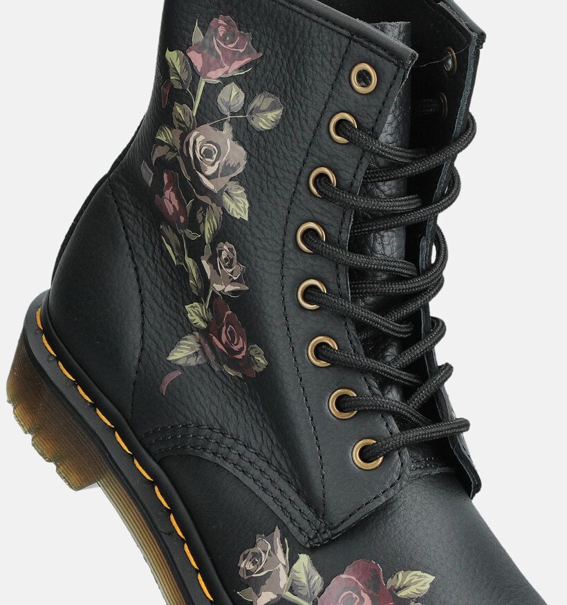 Dr. Martens 1460 Boots à lacets en Noir pour femmes (359802) - pour semelles orthopédiques