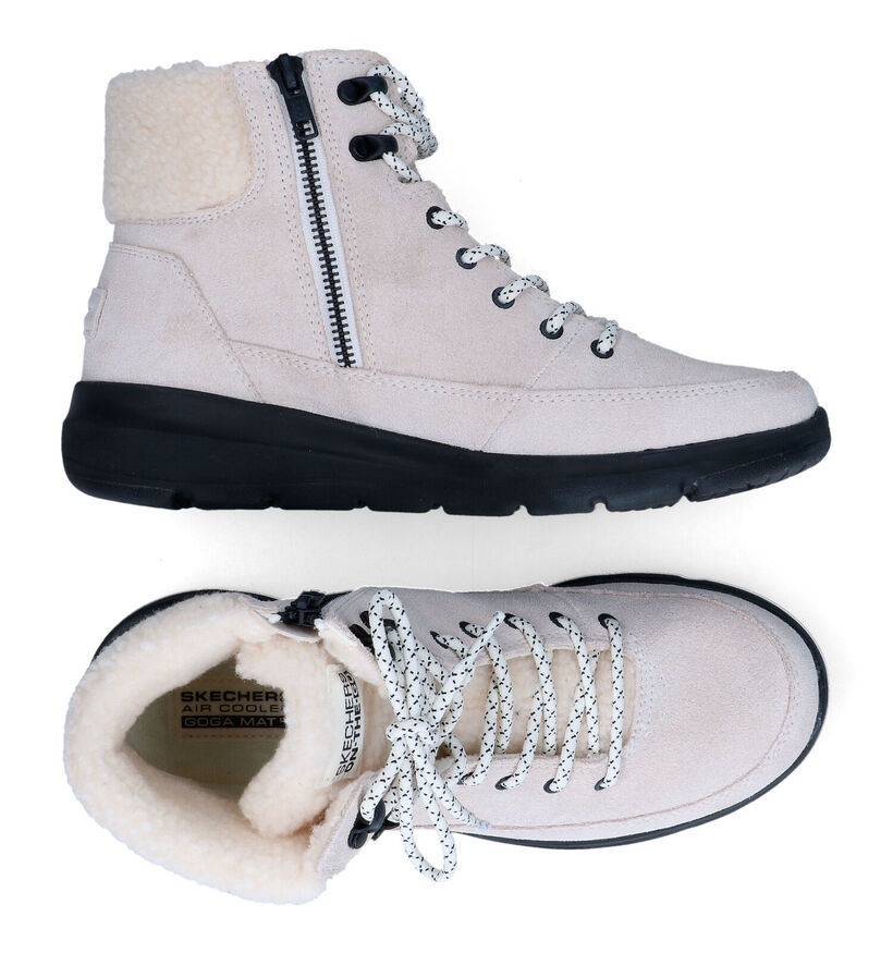 Skechers On-The-Go Glacial Ultra Bruine Bottines voor dames (328059)
