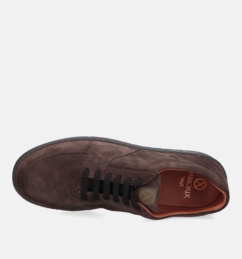 Ambiorix Lucas Chaussures à lacets en Marron pour hommes (331363) - pour semelles orthopédiques