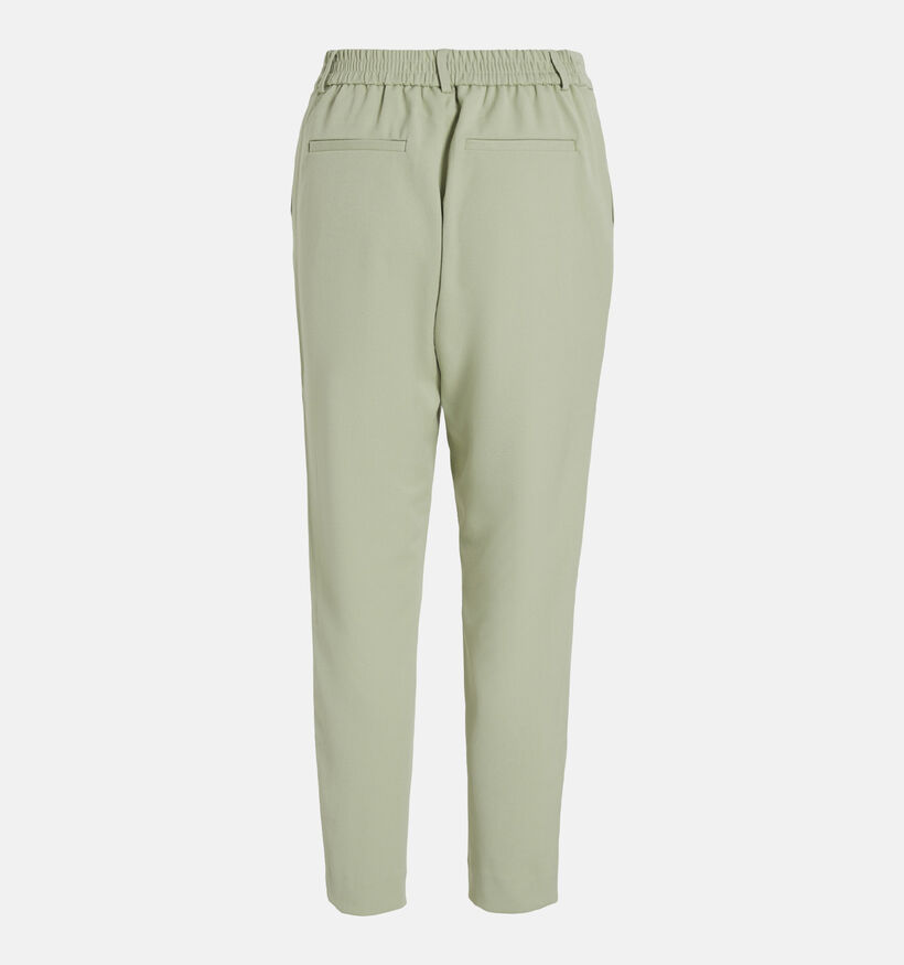 Vila Varone HW Slim Pantalon en Vert pour femmes (335459)