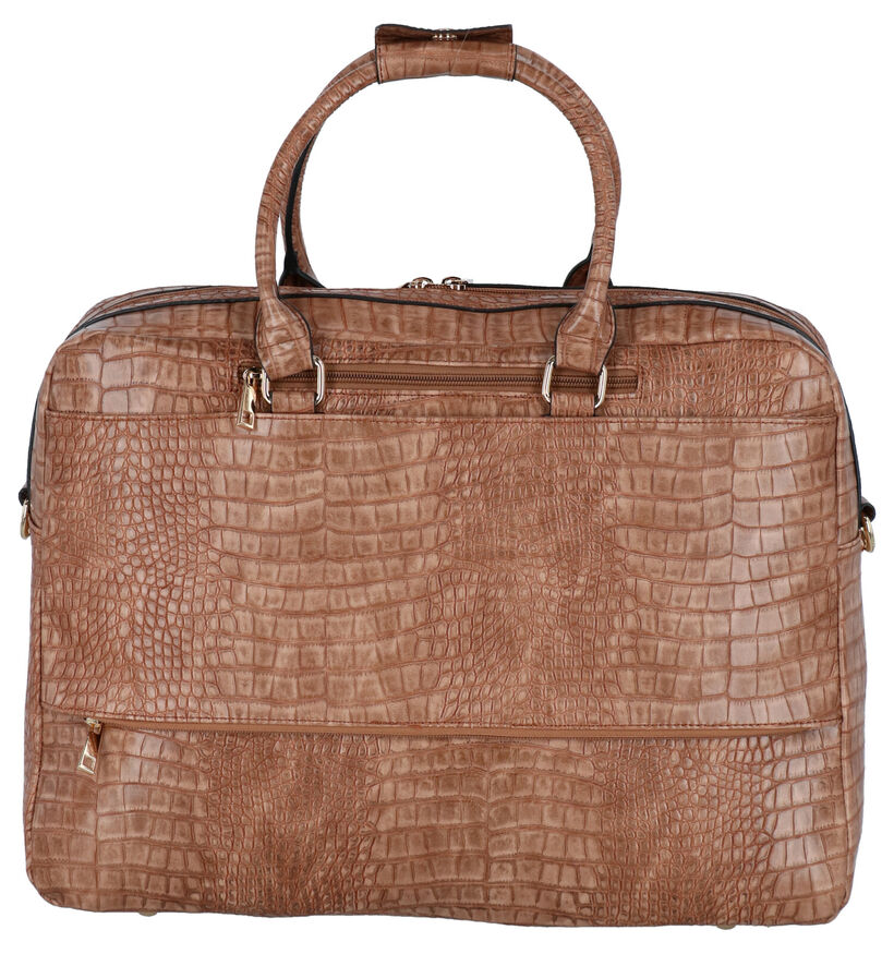 Olivia Lauren Manon Sac professionnel en Cognac en simili cuir (310302)