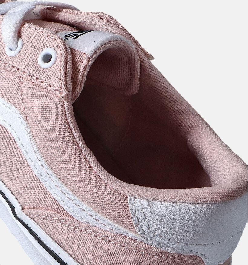 Vans Brooklyn Baskets de skate en Rose pour filles (351450)