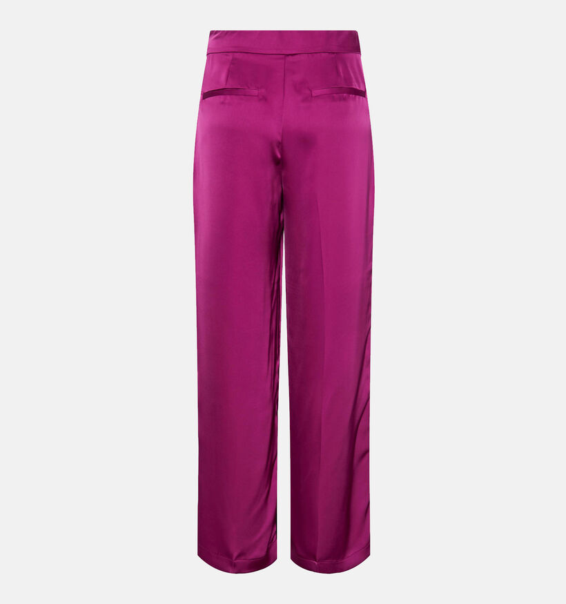 Pieces Sabrina Pantalon large en Fuchsia pour femmes (333234)