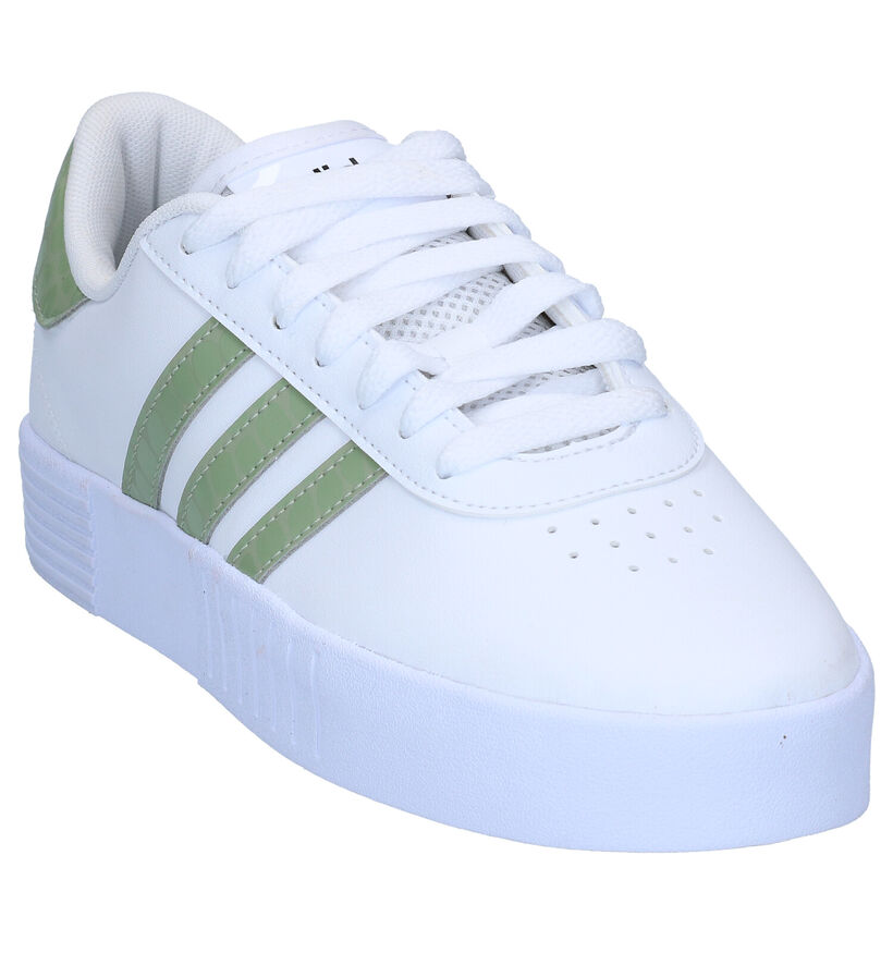 adidas Court Bold Witte Sneakers in kunstleer (284812)
