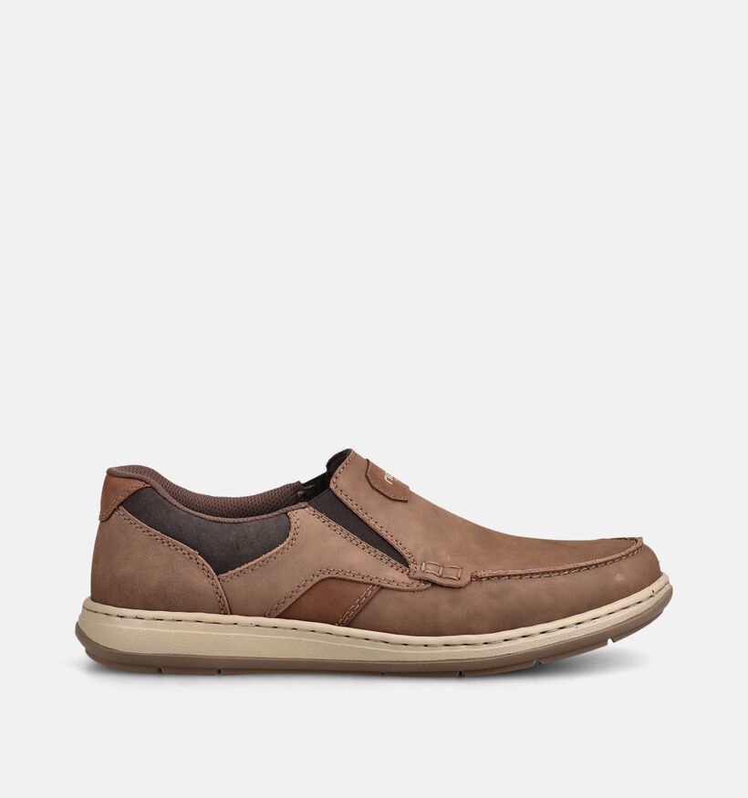 Rieker Chaussures confort en Taupe pour hommes (370490) - pour semelles orthop&eacute;diques